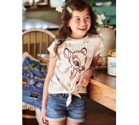 T-shirt fille manches courtes Disney® Bambi beige chiné 8A