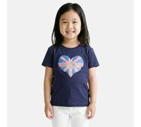 T Shirt Fille Manches Courtes Marine 12A