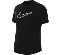 Nike T-shirt technique One Fitted Dri-FIT manches courtes Fille M Noir/Blanc