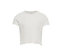 Only T-Shirt Konnella manches courtes à col rond Noos JRS Fille Cloud Dancer 158-164