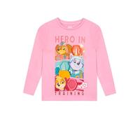 T-Shirt Fille Pat Patrouille | T-Shirt à Manches Longues pour Fille | Haut pour Fille| Vetement Fille Rose 4-5 Ans