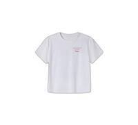 T-shirt fille Pepe Jeans Edith Blanc 10 ans