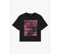T-shirt fille Roxy Daisyloose Season Noir 4 ans