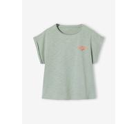 T-shirt fille sport vert sauge 4A