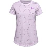 T-shirt fille - UNDER ARMOUR - Twitch Multi Print - Manches courtes - Lavande/violet 12-14 ans