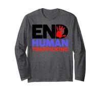 T-Shirt Fin à la traite des êtres Humains Manche Longue
