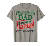 T-shirt First National Bank Of Dad T-Shirt