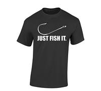 T-Shirt: Fish it - Poisson - Pêcheur/Tee-Shirt/Humour/Drôle/Unisex/Pêche/Canne/Cadeau pour Un pêcheur (L)