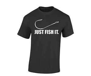 T-Shirt: Fish it - Poisson - Pêcheur/Tee-Shirt/Humour/Drôle/Unisex/Pêche/Canne/Cadeau pour Un pêcheur (XXL)