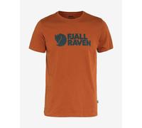 T-shirt Fjällräven Logo manche courte marron-orange - XL