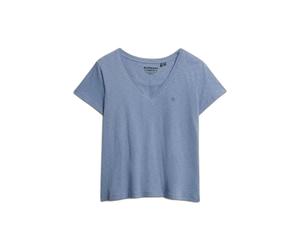 T-shirt flammÃ© brodÃ© femme Superdry Studios Bleu 2XL