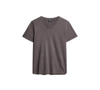 T-shirt flammÃ© et col en V Superdry Gris S