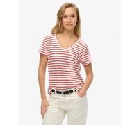 Superdry & Co T-shirt 'Studios' rouge / blanc, Taille M