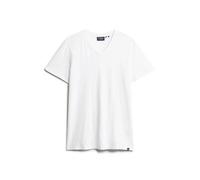 Superdry Slub Short Sleeve V Neck T-shirt Blanc S Homme