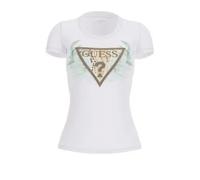 T-shirt fleur femme Guess Blanc 2XL