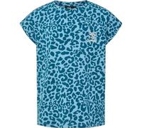 T-shirt fleuri fille Hummel AOP Bleu 5 ans
