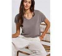 T-shirt fluide avec fronces