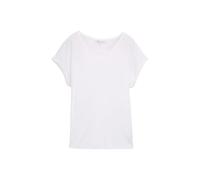 T-shirt fluide basique femme Tom Tailor Denim Blanc XL