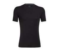 Icebreaker Sous-vêtement Anatomica Crew – Laine mérinos, manches courtes – Noir M Homme