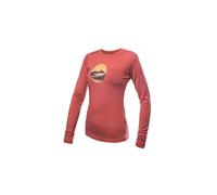 T-shirt fonctionnel à manches longues femme Sensor Merino Active Trigslav Terracotta M
