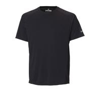 T-shirt fonctionnel essentiel pour homme - Séchage rapide - Respirant - T-shirt de basket-ball et de course pour homme/homme, Noir , L