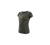 T-shirt fonctionnel femme Sensor Merino Air Fox Vert olive M