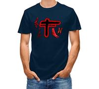 T-Shirt for Indochine Butterfly T-Shirt Unisex Tee Navy L