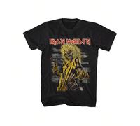 T-shirt for men Iron Maiden T Shirt Killers Album Cover Mens Short Sleeve T Shirts Classic Rock Graphic Tees KOMFORT UND SICHERHEIT - Dieses Kinder-T-Shirt aus 100% Baumwolle bietet optimalen Komfort 