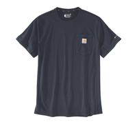 T-shirt Force Pocket Manches Courtes Bleu I26 - CARHARTT - 106652 M