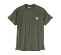 T-shirt Force Pocket Manches Courtes Vert G73 - CARHARTT - 106652 S