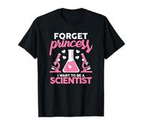 T-shirt « Forget Princess I Want To Be A Scientist Science Girl » T-Shirt