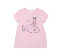 T-shirt forme A avec imprimÃ© pailletÃ© et application fille s.Oliver Rose 10 ans