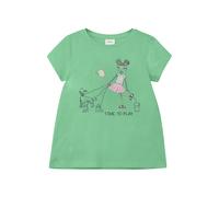 T-shirt forme A avec imprimÃ© pailletÃ© et application fille s.Oliver Vert 10 ans