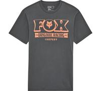 FOX BANNER SS PREM TEE Shirt dark shadow grau XL