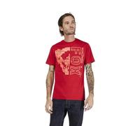 T-Shirt Fox Image Crâne Prem Cardinal M