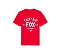 FOX Slogan Premium T-shirt, blanc-rouge, taille L pour homme