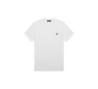 Fred Perry T-shirt Ringer Homme manches courtes blanc Taille L