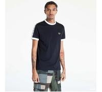 T-Shirt Fred Perry Taped Ringer T-Shirt Black Xl