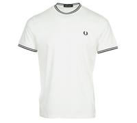 T-shirt Fred Perry Twin Tipped - Blanc - Homme - Manches courtes - Col arrondi XL