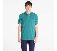 T-shirt FRED PERRY Twin Tipped Fred Perry Shirt Deep Mint/ Snow White/ Soho Eclipse M