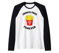T-Shirt « French Fries Forever Fryday Everyday » Manche Raglan