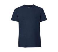T-shirt Fruit of the Loom Ringspun Premium Bleu XL