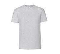 T-shirt Fruit of the Loom Ringspun Premium Gris 3XL