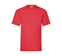 T-shirt Fruit of the Loom Valueweight Rouge 3XL