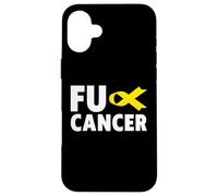 T-Shirt FU Cancer - FU Childhood Cancer Awareness Coque pour iPhone 16 Plus