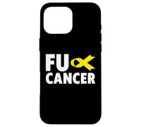 T-Shirt FU Cancer - FU Childhood Cancer Awareness Coque pour iPhone 16 Pro Max