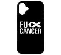 T-Shirt Fuck Cancer - T-Shirt de Sensibilisation au Cancer Coque pour iPhone 16 Plus