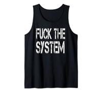 T-shirt Fuck The System Débardeur