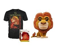 T-Shirt Funko Pop Disney - Le Roi Lion - Mufasa Floqué - Edition Limitée - Grande Taille