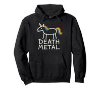 T-shirt Funny Unicorn Death Metal Rainbow Metalhead Sweat à Capuche